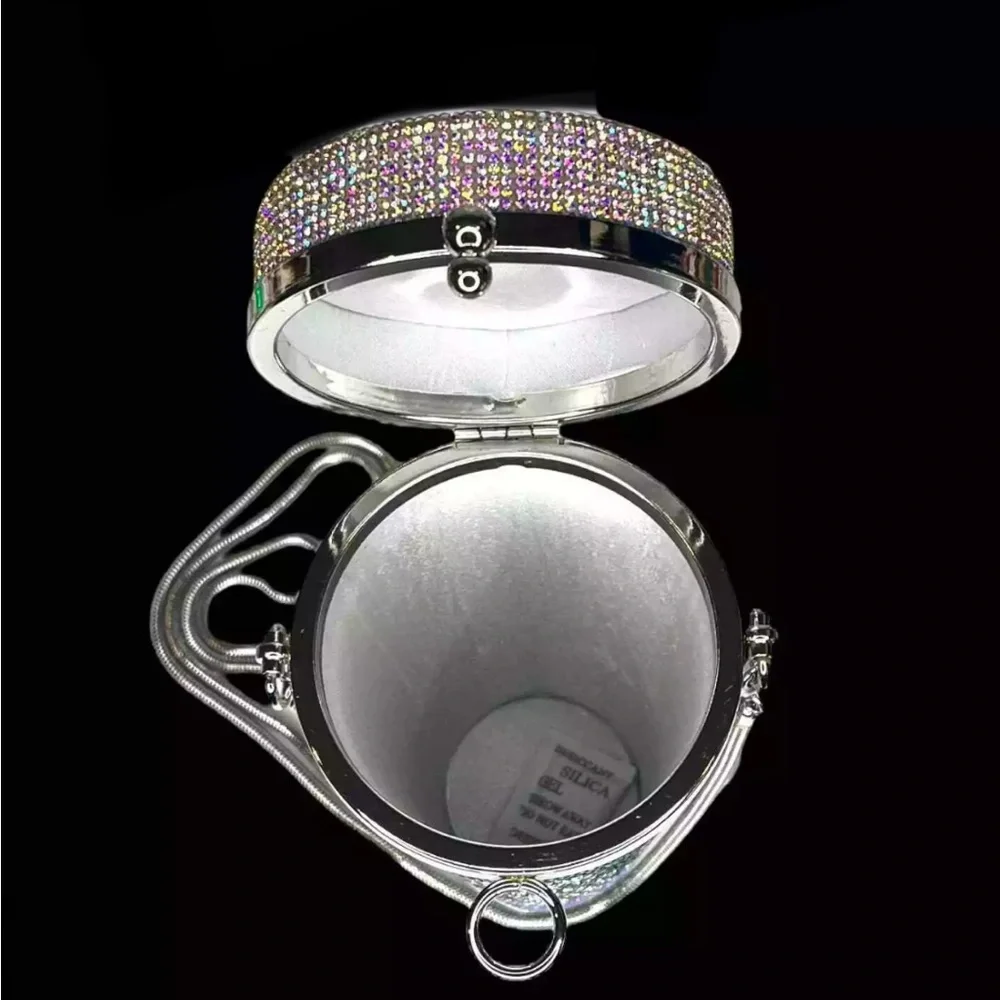 Starbucks Silver & Green Rhinestone Crossbody Purse - Picture 10 of 13